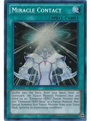 Miracle Contact - REDU-EN093 - Secret Rare 1st Edition