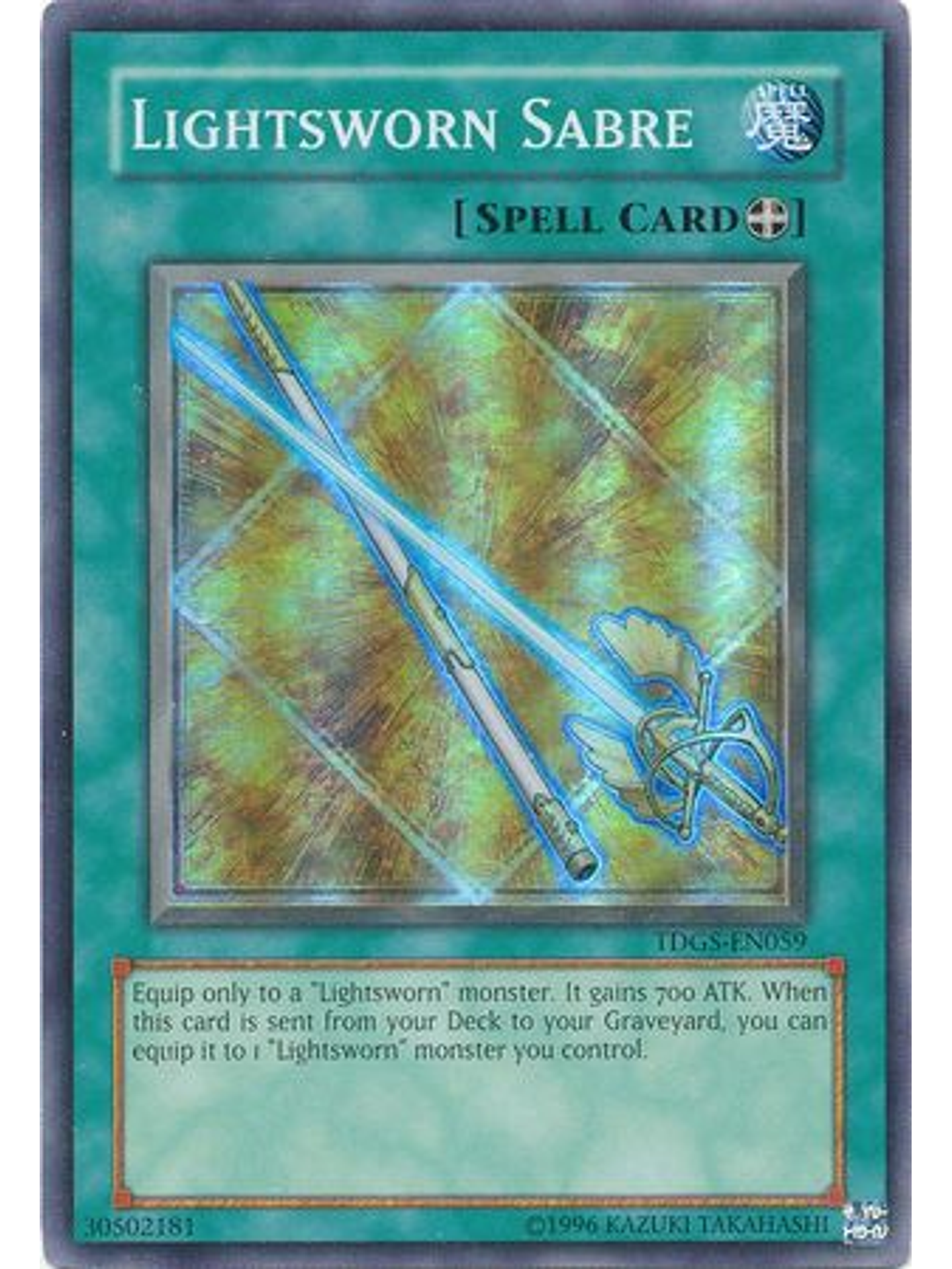 Lightsworn Sabre - TDGS-EN059 - Super Rare Unlimited 1