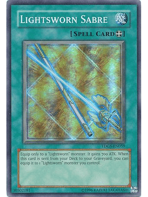 Lightsworn Sabre - TDGS-EN059 - Super Rare Unlimited