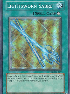 Lightsworn Sabre - TDGS-EN059 - Super Rare Unlimited