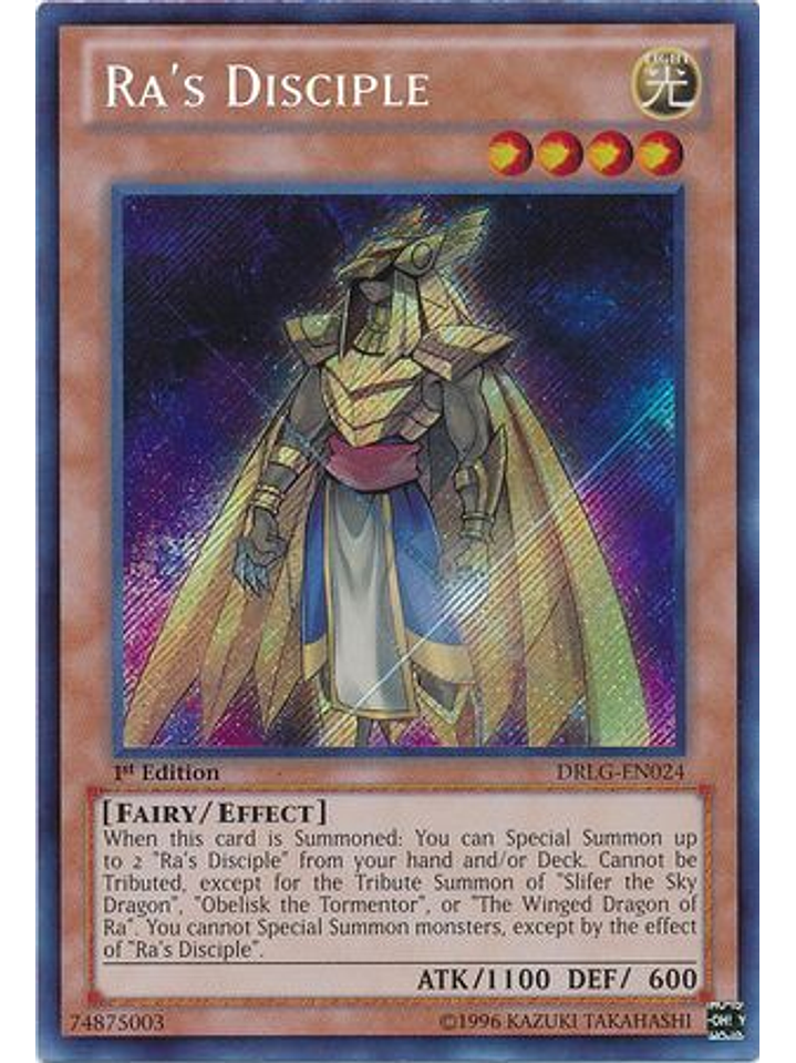 Ra's Disciple - DRLG-EN024 - Secret Rare 1st Edition 1