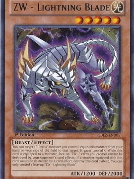 ZW - Lightning Blade - CBLZ-EN005 - Rare 1st Edition