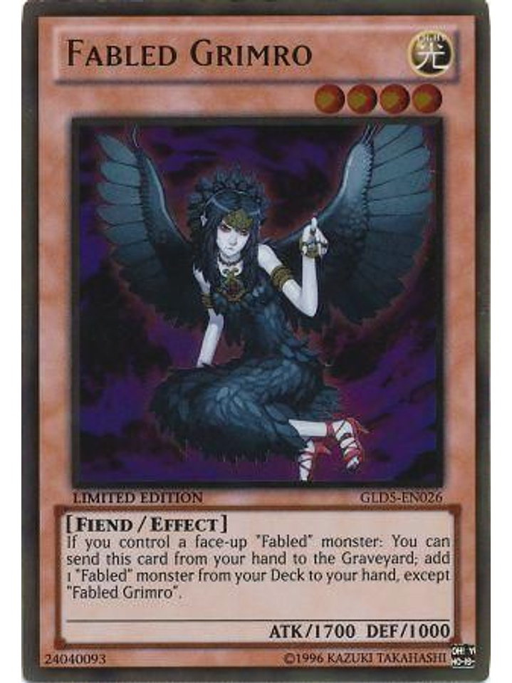 Fabled Grimro - GLD5-EN026 - Gold Rare 1