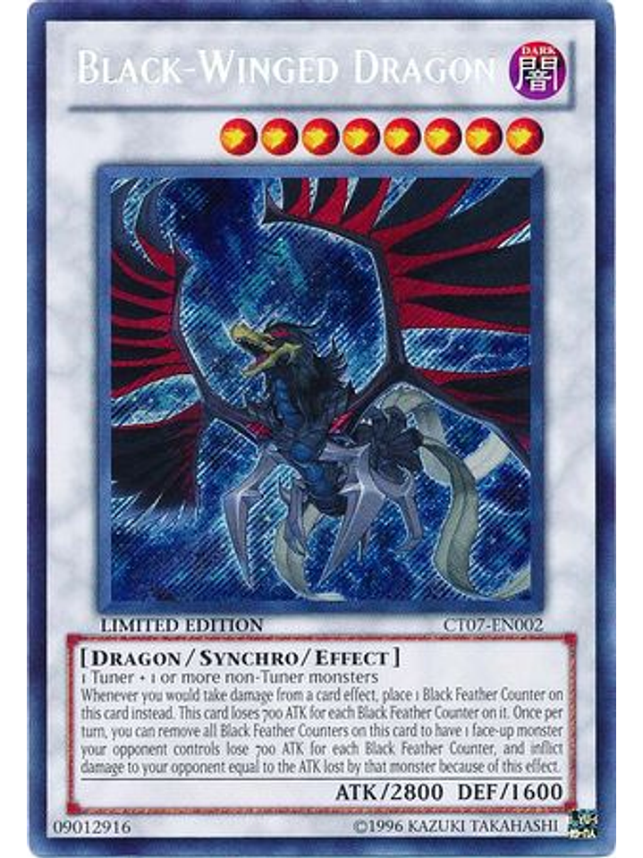 Black-Winged Dragon - CT07-EN002 - Secret Rare 1