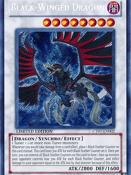 Black-Winged Dragon - CT07-EN002 - Secret Rare