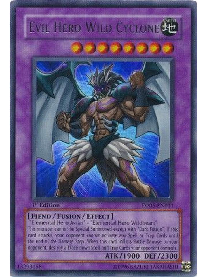 Evil Hero Wild Cyclone - DP06-EN011 - Ultra Rare 1st Edition 1