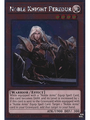 Noble Knight Peredur - NKRT-EN010 - Platinum Rare 1st Edition