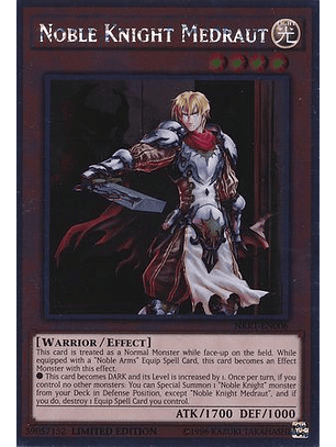 Noble Knight Medraut - NKRT-EN006 - Platinum Rare 1st Edition