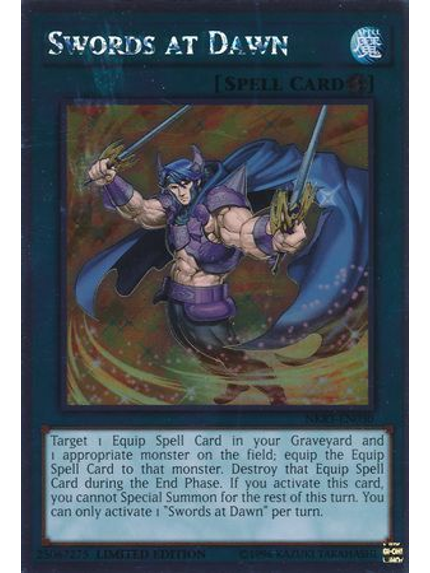 Swords at Dawn - NKRT-EN030 - Platinum Rare 1st Edition 1