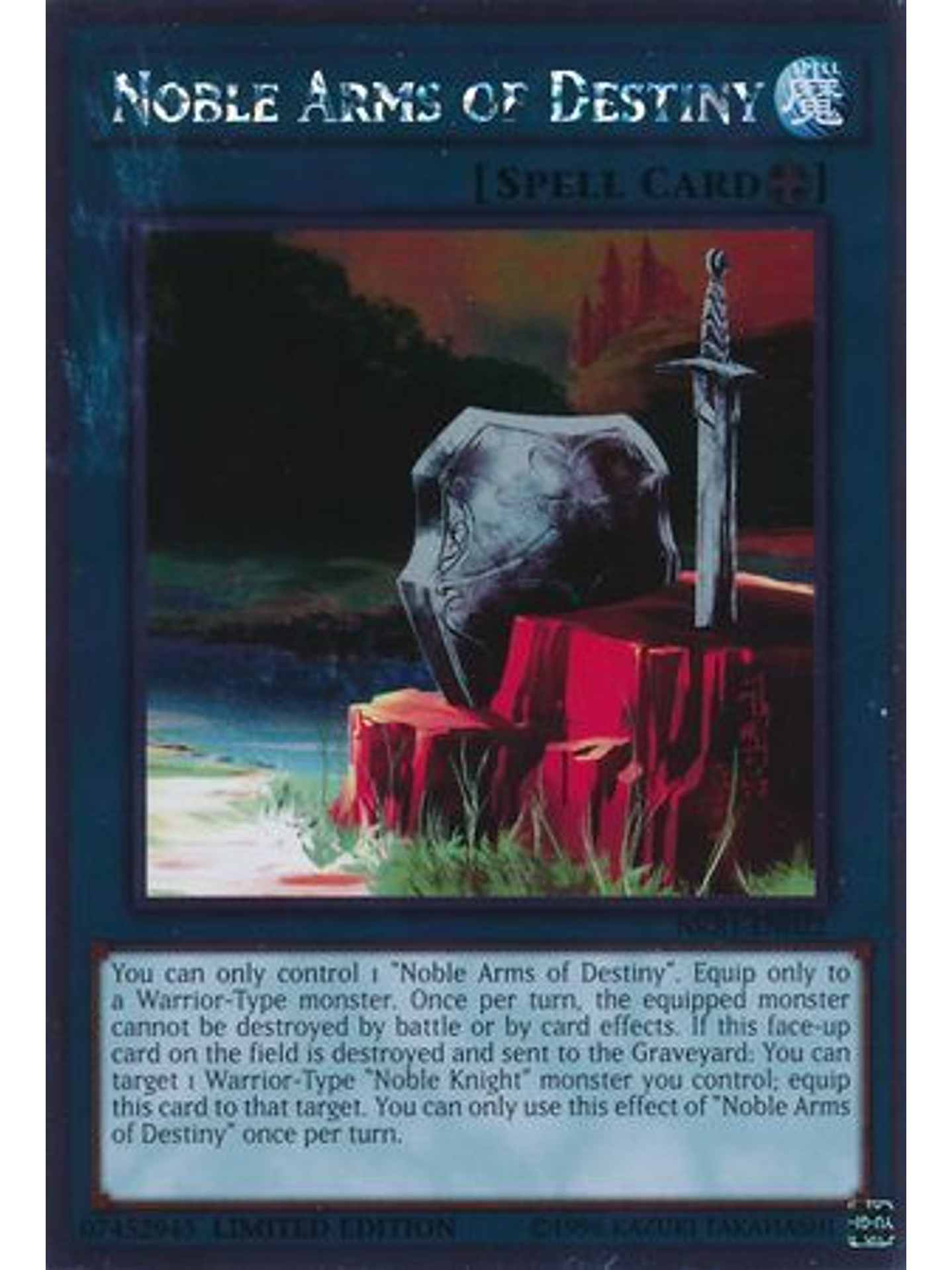 Noble Arms of Destiny - NKRT-EN022 - Platinum Rare 1st Edition 1