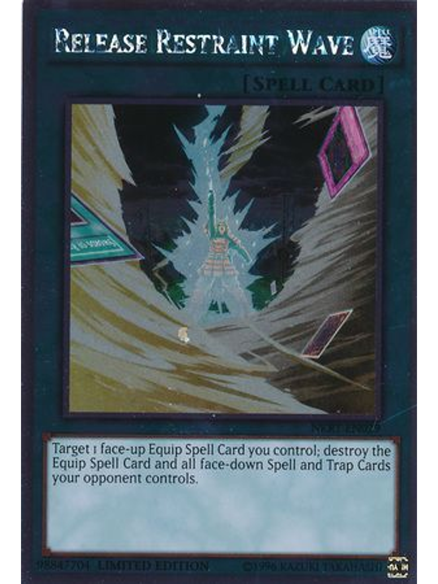 Release Restraint Wave - NKRT-EN029 - Platinum Rare 1st Edition 1