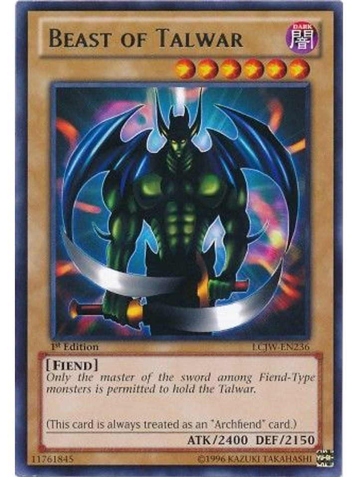 Beast of Talwar - LCJW-EN236 - Rare 1