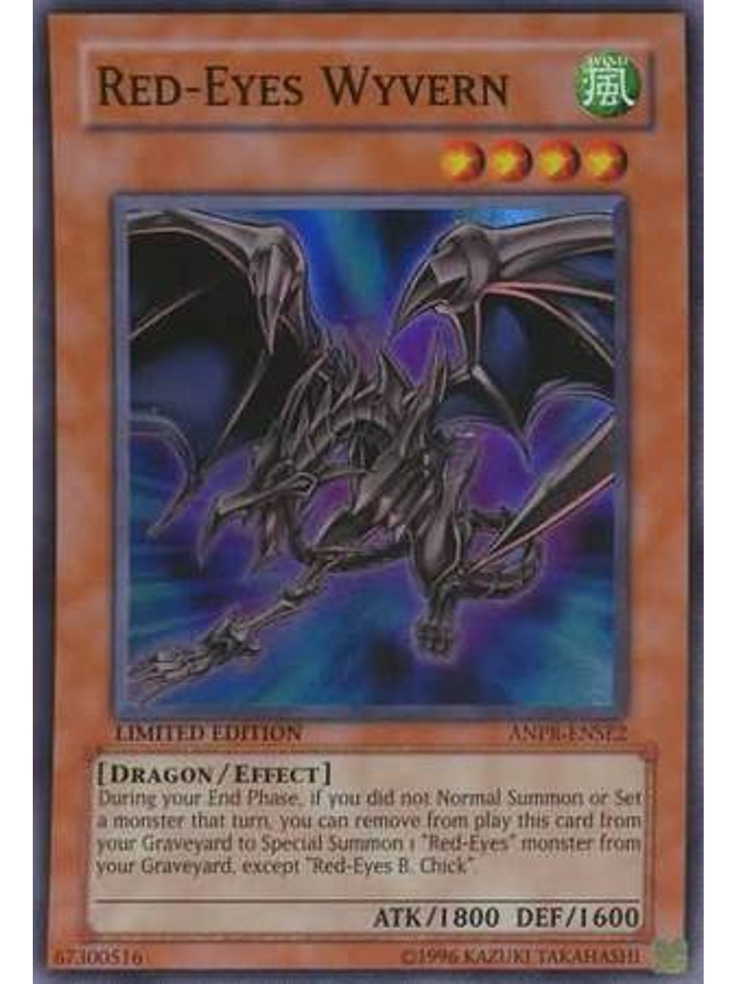 Red-Eyes Wyvern - ANPR-ENSE2 - Super Rare 1