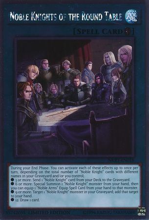 Noble Knights of the Round Table - NKRT-EN018 - Platinum Rare 1st Edition