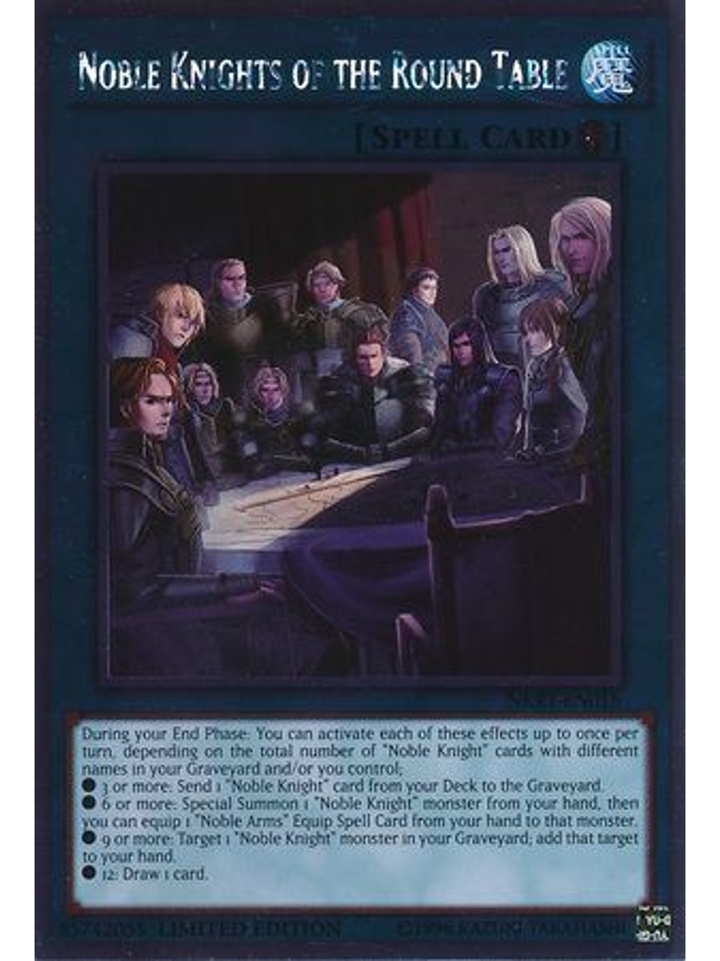 Noble Knights of the Round Table - NKRT-EN018 - Platinum Rare 1st Edition 1