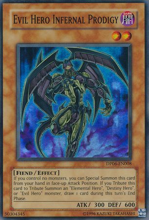 Evil Hero Infernal Prodigy - DP06-EN008 - Super Rare Unlimited
