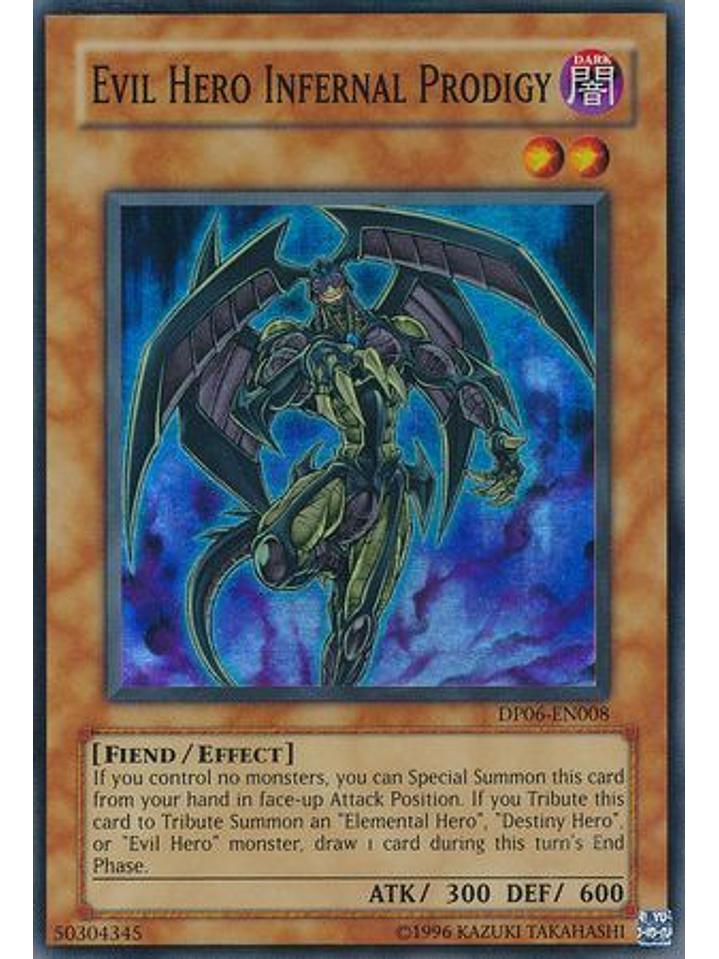 Evil Hero Infernal Prodigy - DP06-EN008 - Super Rare Unlimited 1