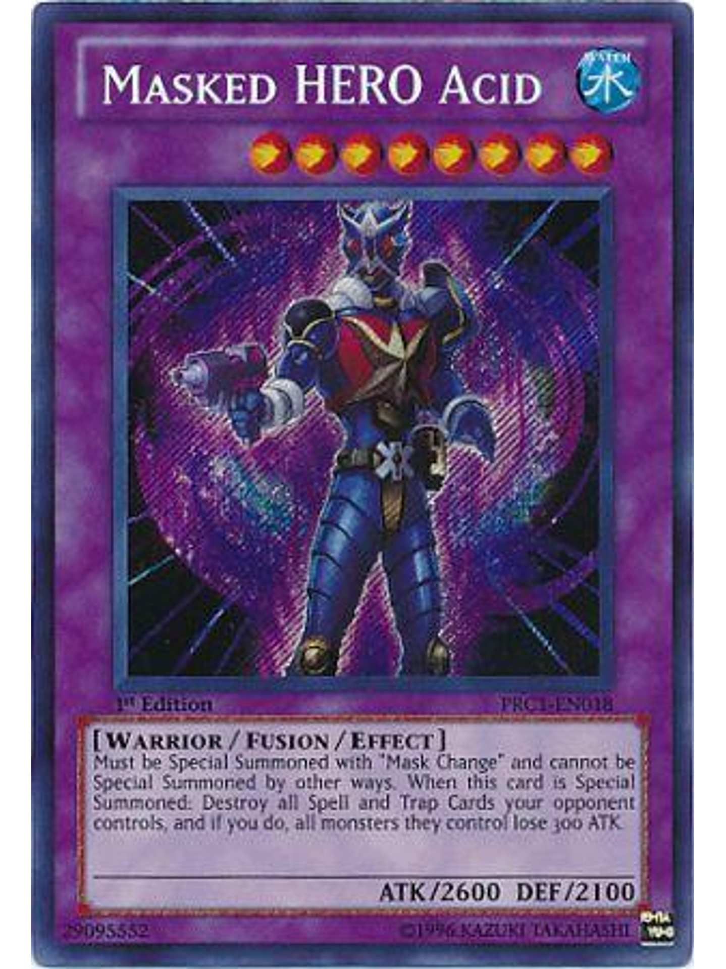 Masked Hero Acid - PRC1-EN018 - Secret Rare 1
