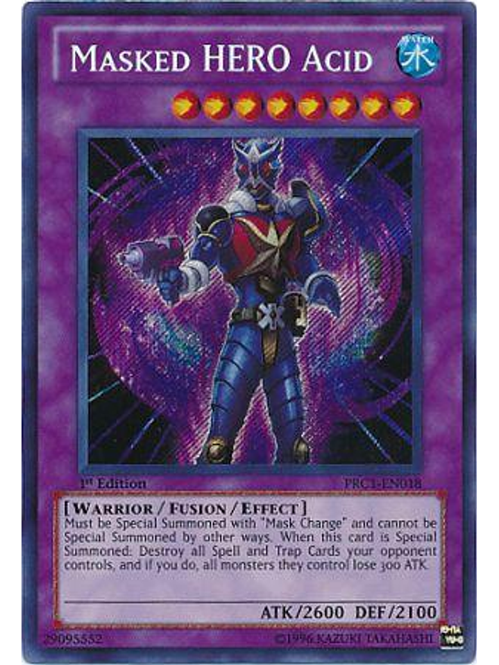 Masked Hero Acid - PRC1-EN018 - Secret Rare 1