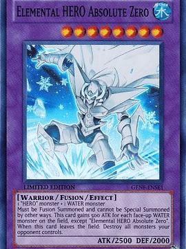 Elemental Hero Absolute Zero - GENF-ENSE1 - Super Rare