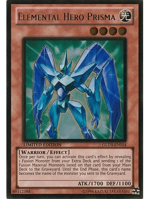 Elemental Hero Prisma - GLD3-EN014 - Gold Rare