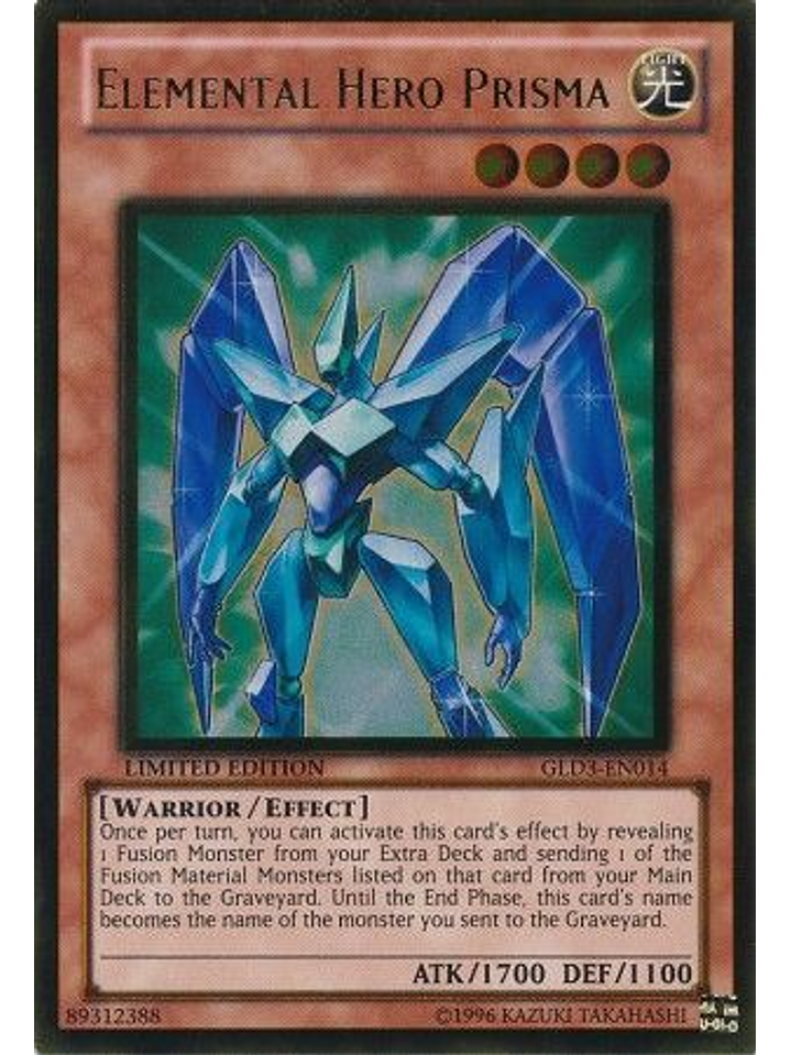 Elemental Hero Prisma - GLD3-EN014 - Gold Rare 1