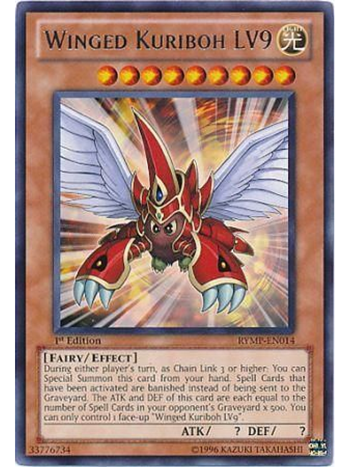 Winged Kuriboh LV9 - RYMP-EN014 - Rare 1st Edition 1