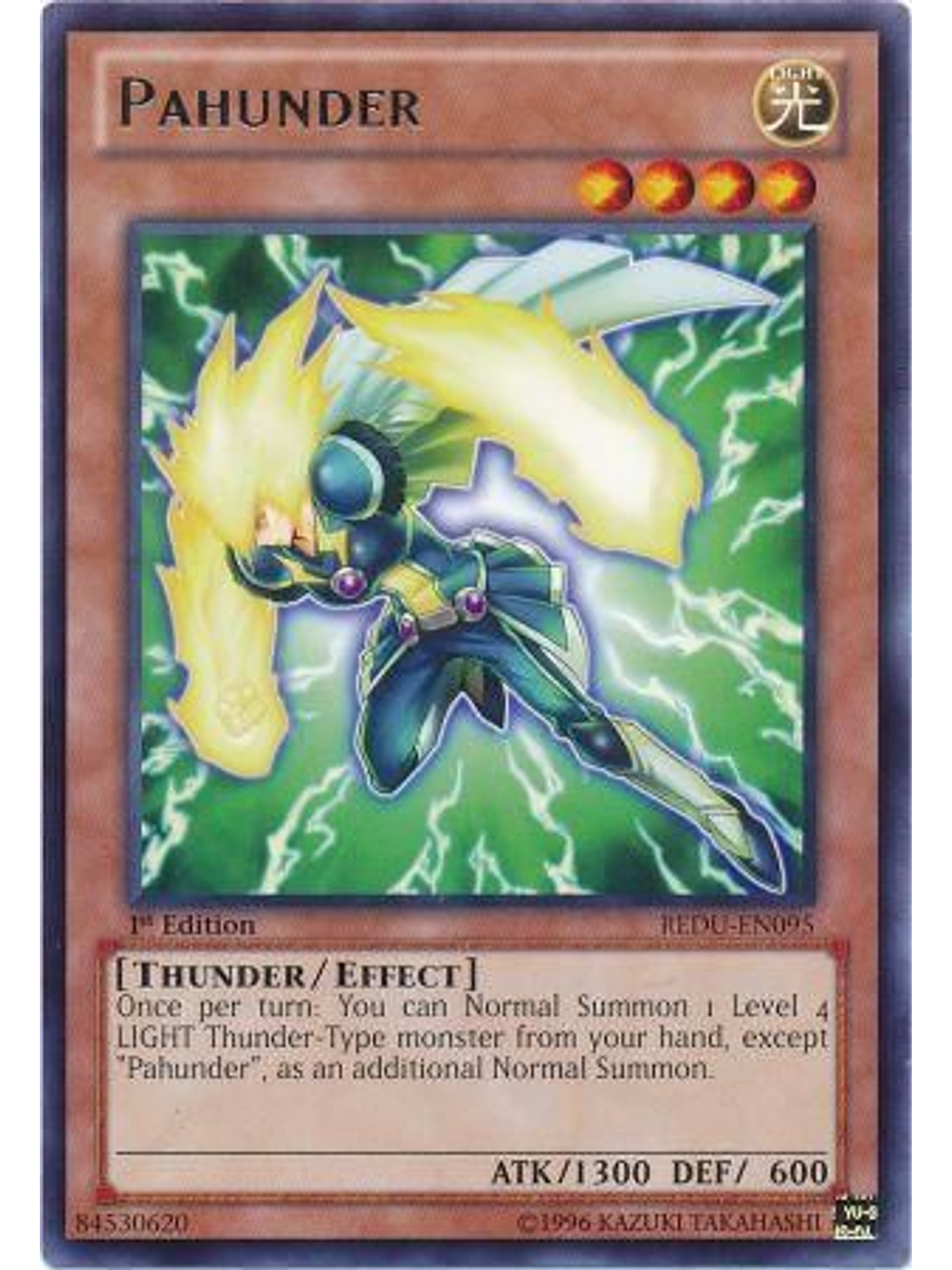 Pahunder - REDU-EN095 - Rare 1st Edition 1