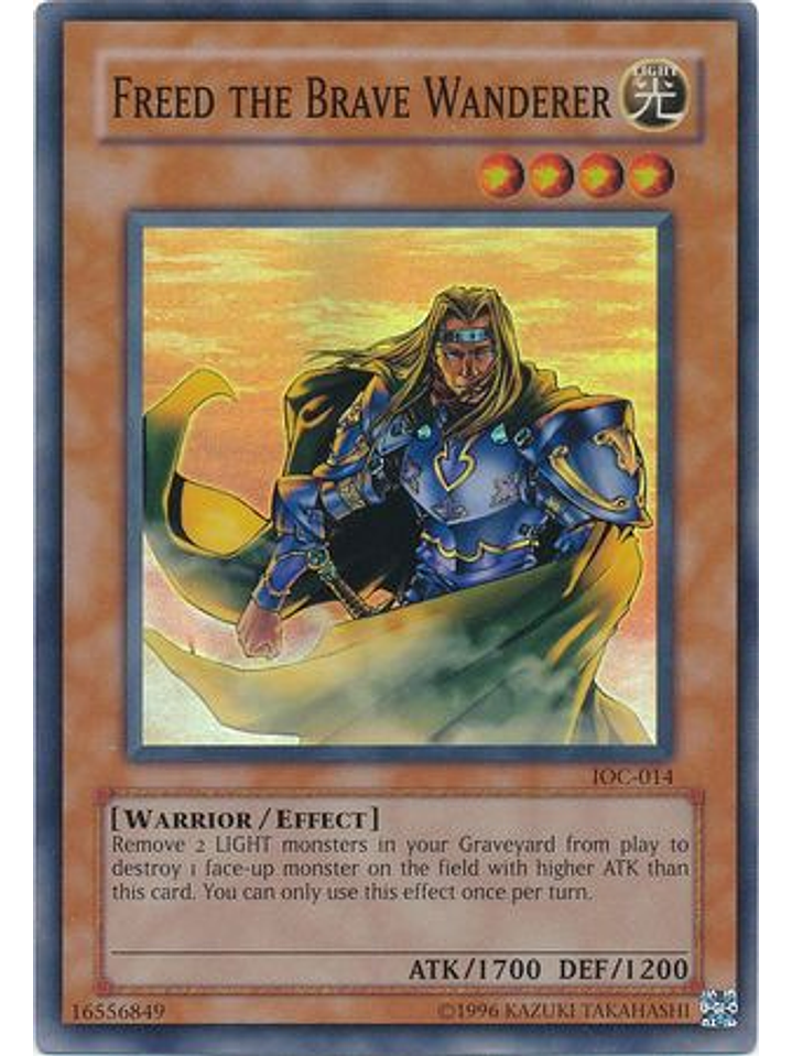 Freed the Brave Wanderer - IOC-014 - Super Rare Unlimited 1