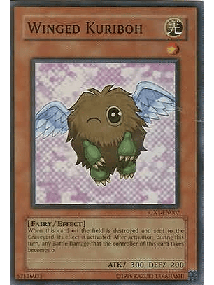 Winged Kuriboh (Winking) - GX1-EN002 - Super Rare