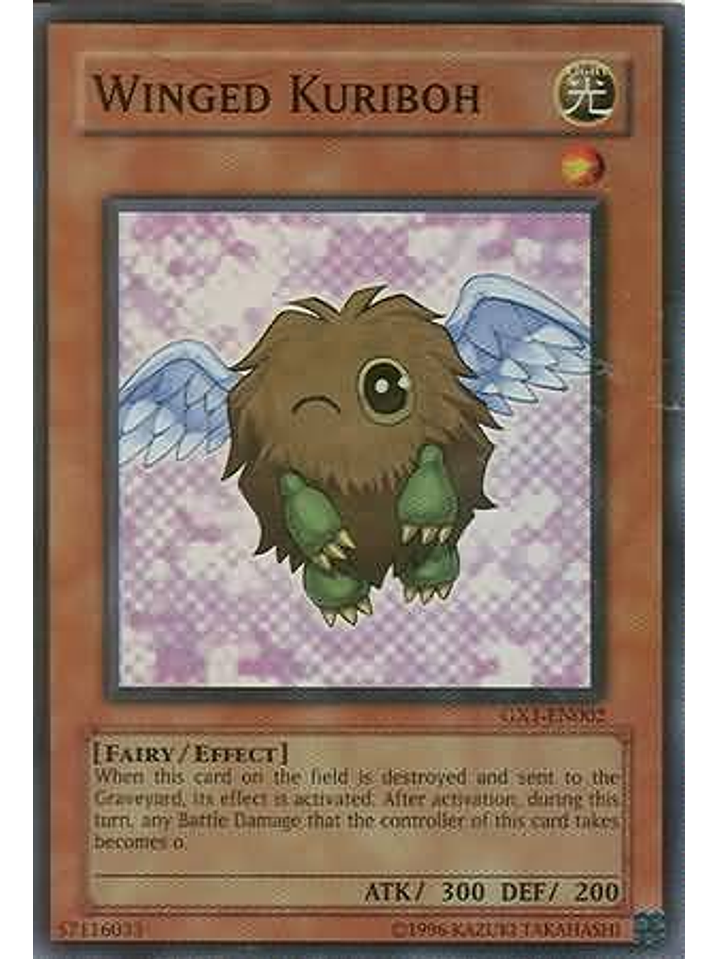 Winged Kuriboh (Winking) - GX1-EN002 - Super Rare 1