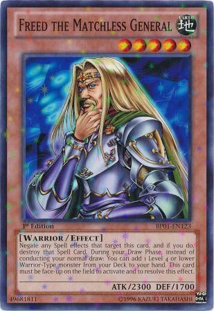 Freed the Matchless General - BP01-EN123 - Starfoil Rare 1st Edition