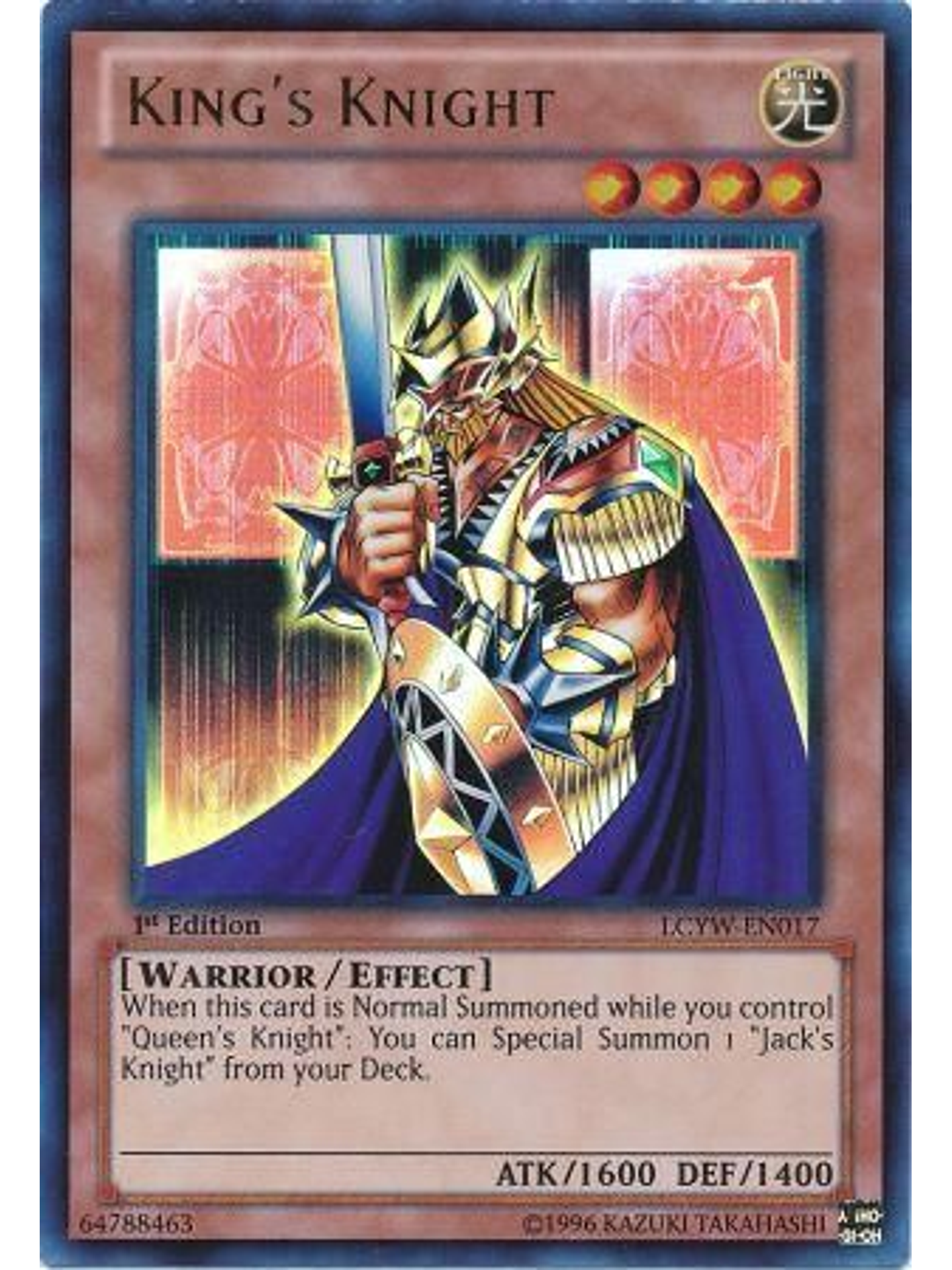 King's Knight - LCYW-EN017 - Ultra Rare 1st Edition 1