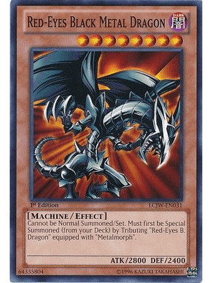 Red-Eyes Black Metal Dragon - LCJW-EN031 - Common