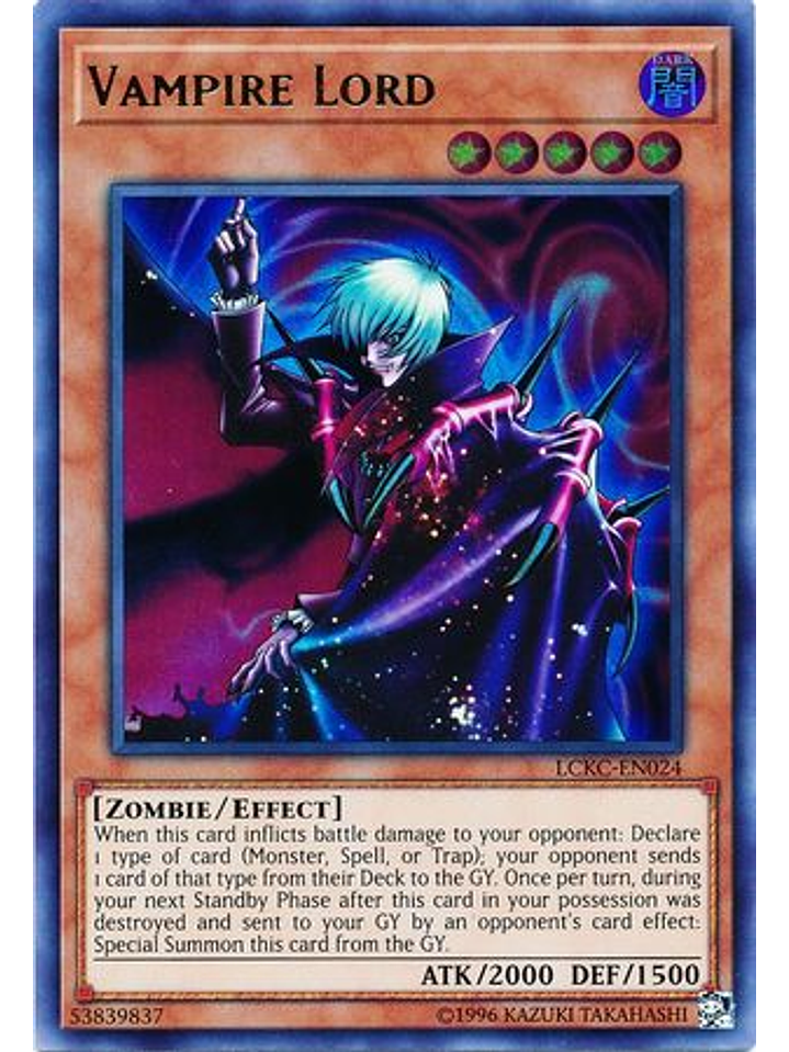 Vampire Lord - LCKC-EN024 - Ultra Rare Unlimited 1