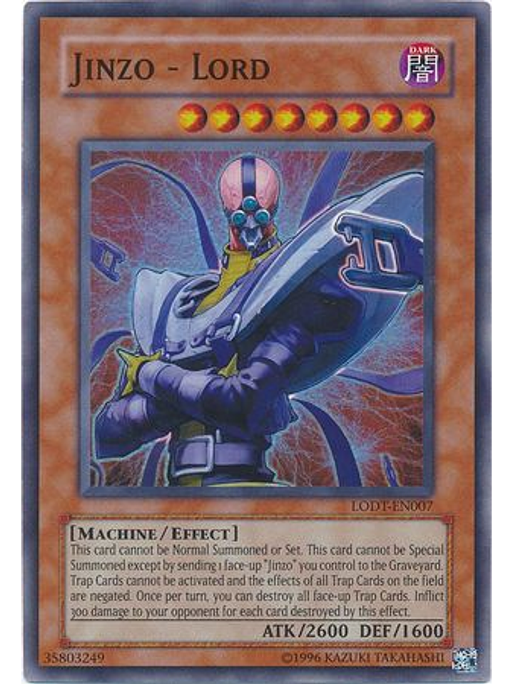 Jinzo - Lord - LODT-EN007 - Super Rare Unlimited 1