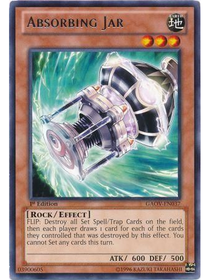 Absorbing Jar - GAOV-EN037 - Rare 1st Edition 1