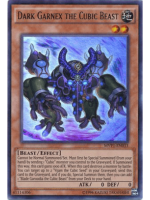Dark Garnex the Cubic Beast - MVP1-EN033 - Ultra Rare Unlimited