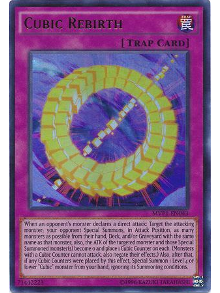 Cubic Rebirth - MVP1-EN043 - Ultra Rare Unlimited 1