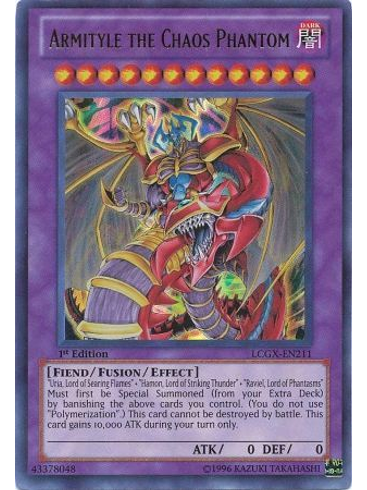 Armityle the Chaos Phantom - LCGX-EN211 - Ultra Rare 1st Edition 1