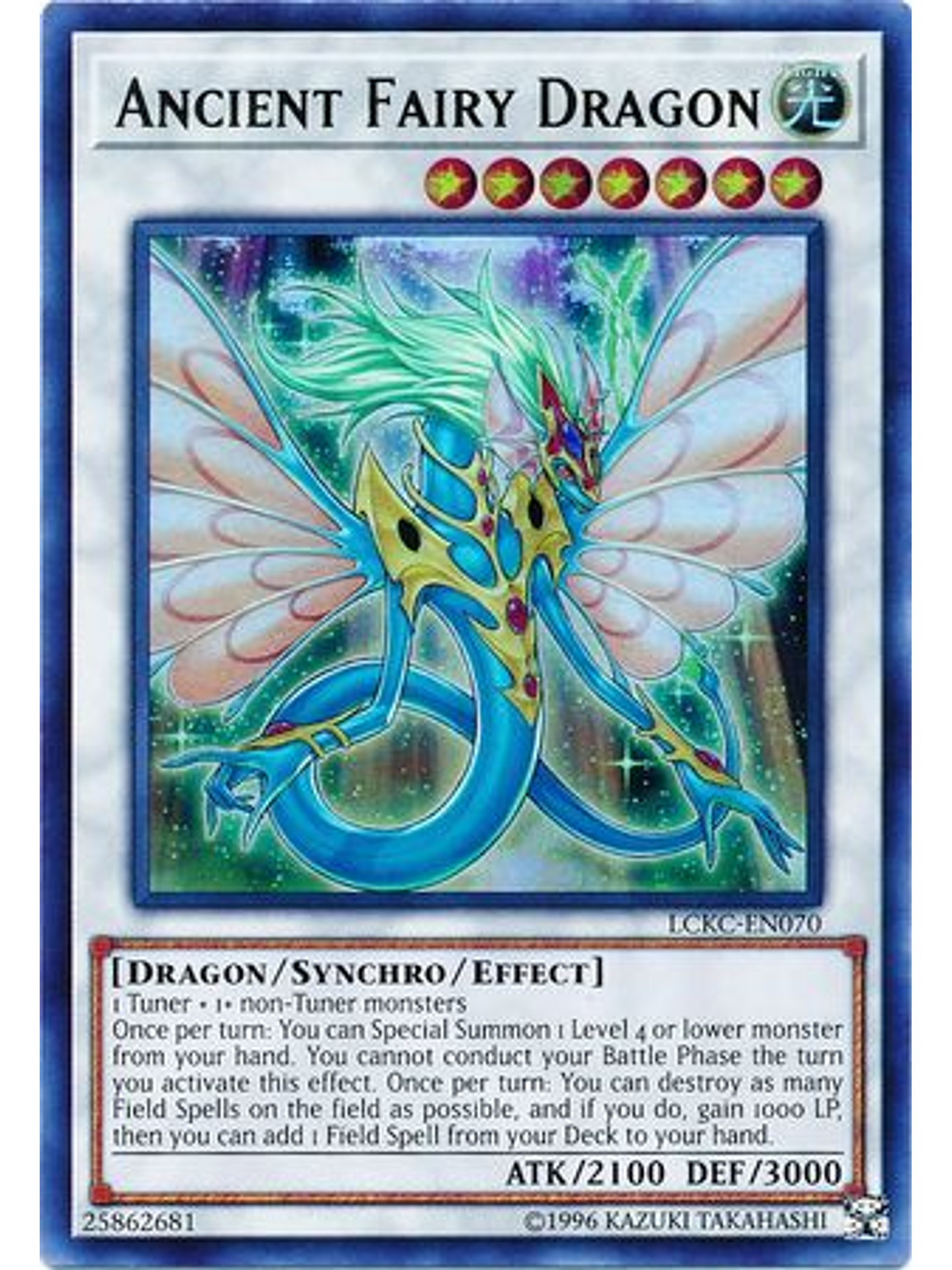 Ancient Fairy Dragon - LCKC-EN070 - Ultra Rare Unlimited 1