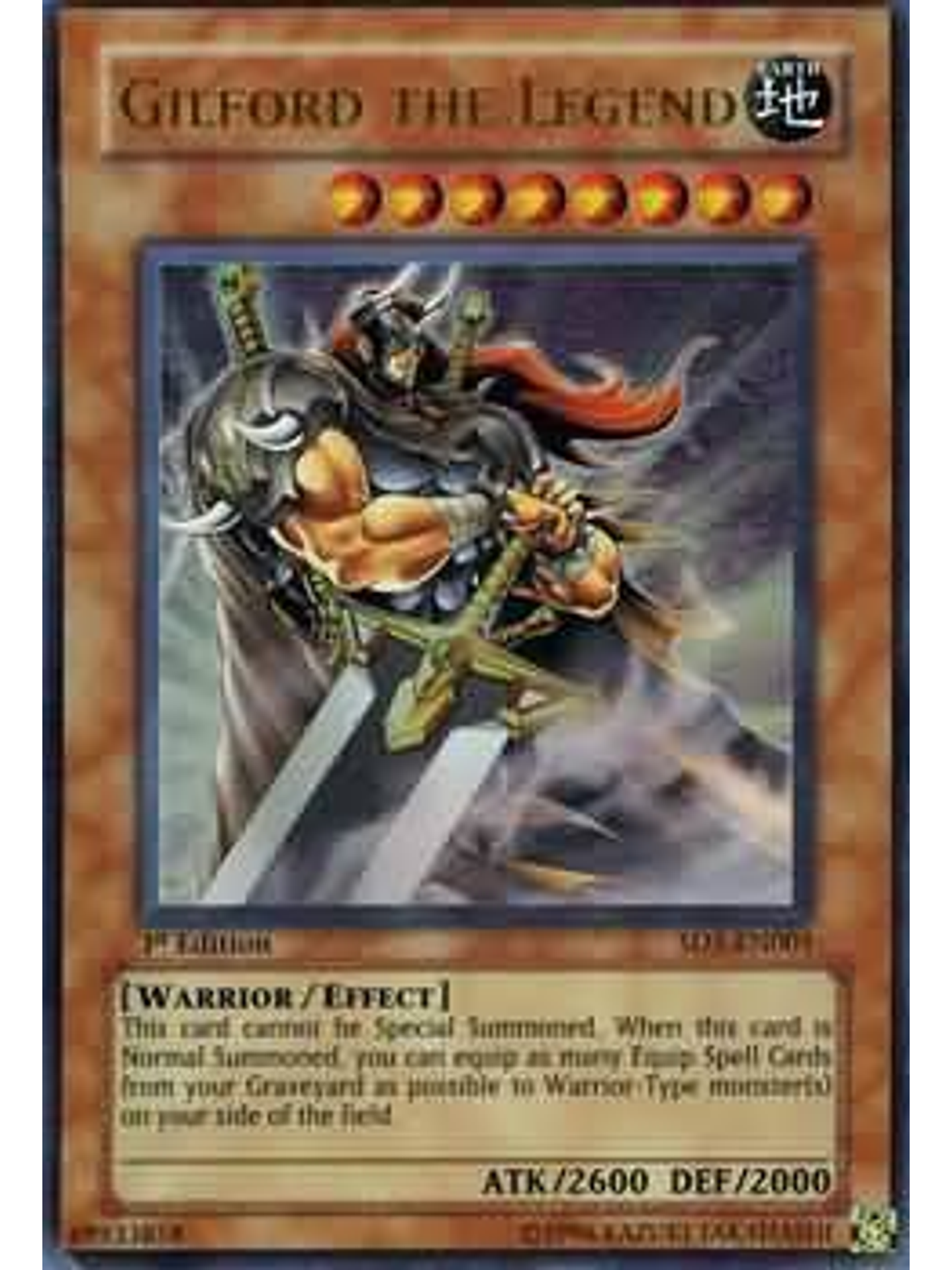 Gilford the Legend - SD5-EN001 - Ultra Rare 1st Edition 1
