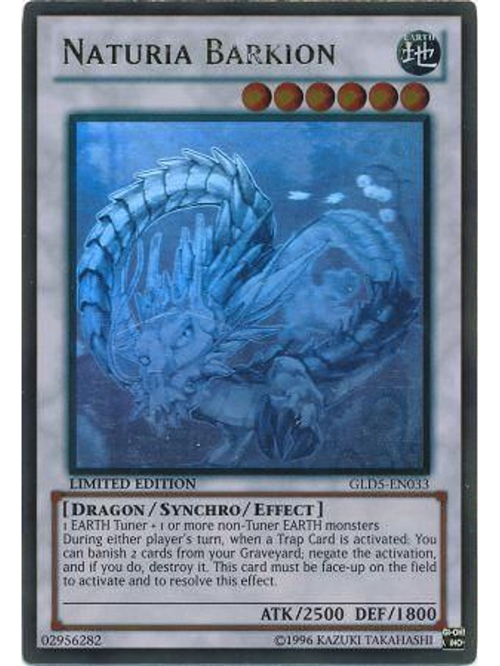 Naturia Barkion - GLD5-EN033 - Ghost/Gold Rare 1