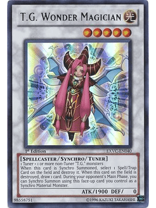 T.G. Wonder Magician - EXVC-EN040 - Ultra Rare 1st Edition