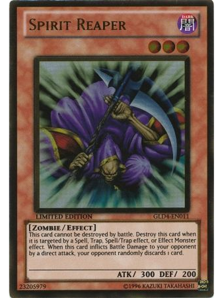 Spirit Reaper - GLD4-EN011 - Gold Rare 1