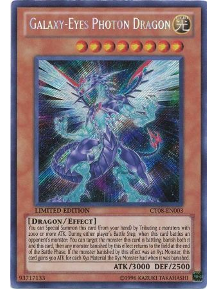 Galaxy-Eyes Photon Dragon - CT08-EN003 - Secret Rare 1
