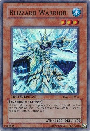 Blizzard Warrior - HA01-EN002 - Super Rare 1st Edition