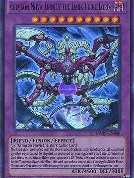 Crimson Nova Trinity the Dark Cubic Lord - MVP1-EN040 - Ultra Rare Unlimited