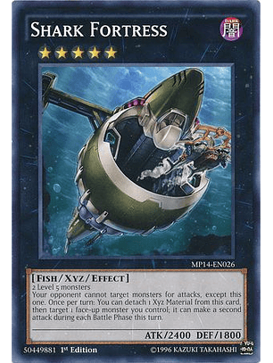 Shark Fortress - MP14-EN026 - Common 1st Edition