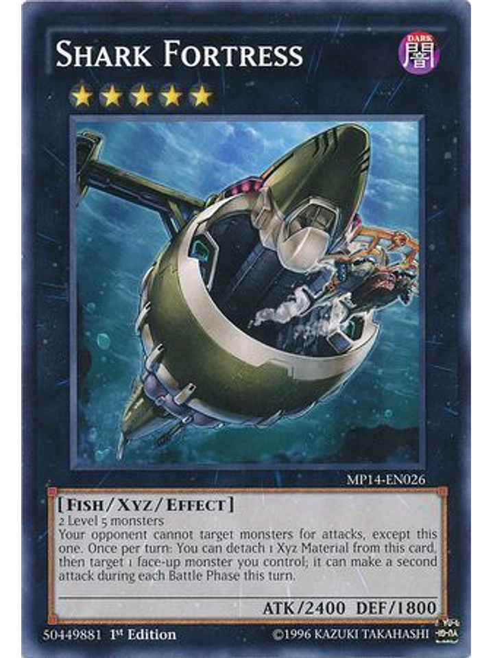 Shark Fortress - MP14-EN026 - Common 1st Edition 1
